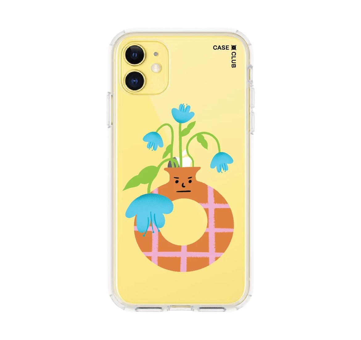 แจกันมินิมอลสีส้ม